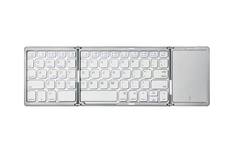 Three Folding Wireless Bluetooth Keyboard